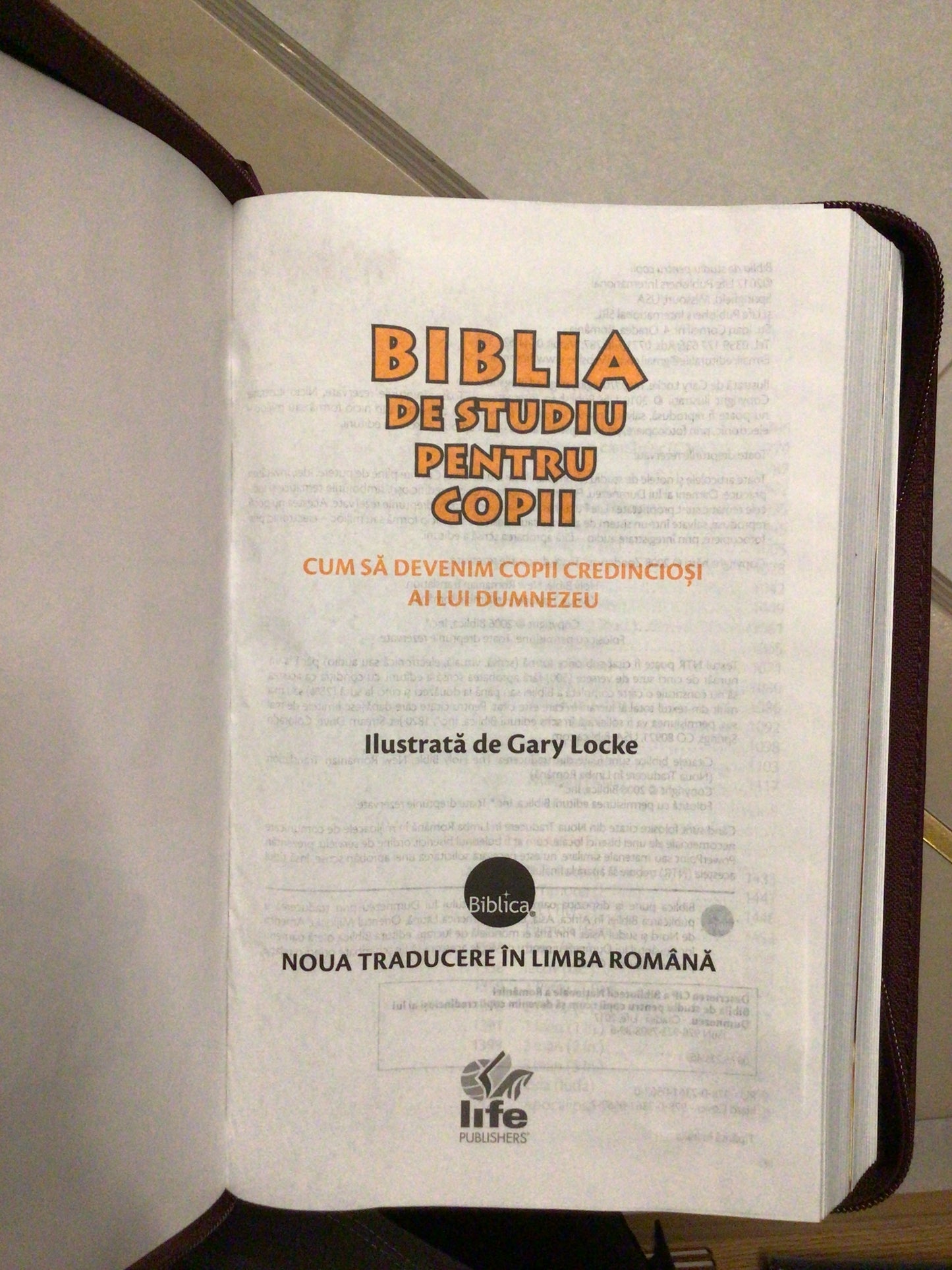 Biblia LIFE de studiu pentru copii PF diverse culori