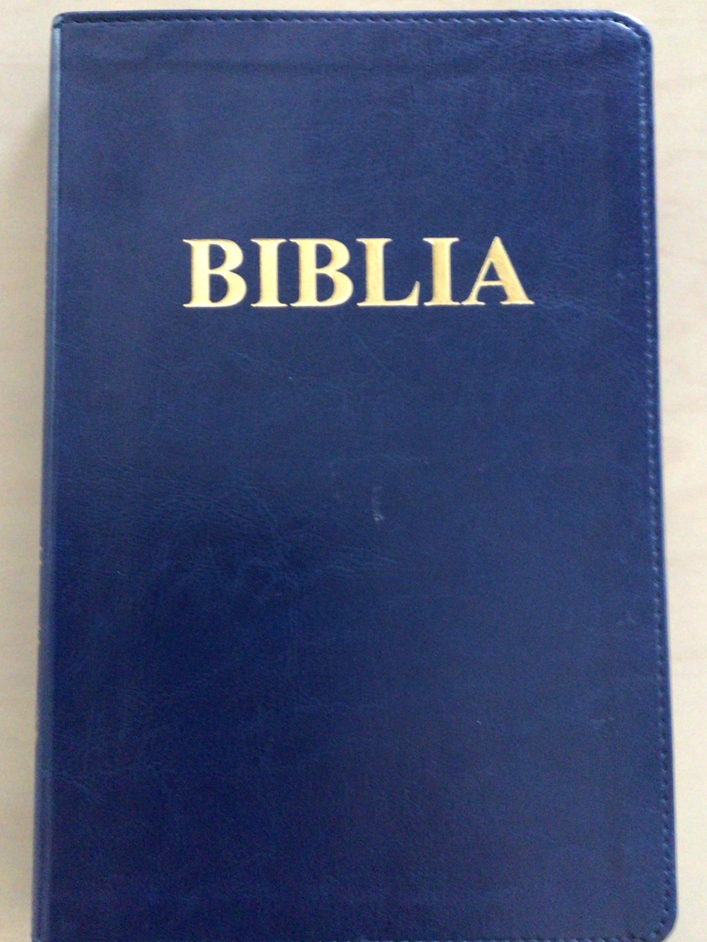 Biblia SBR 076 TI, CM G- albastra