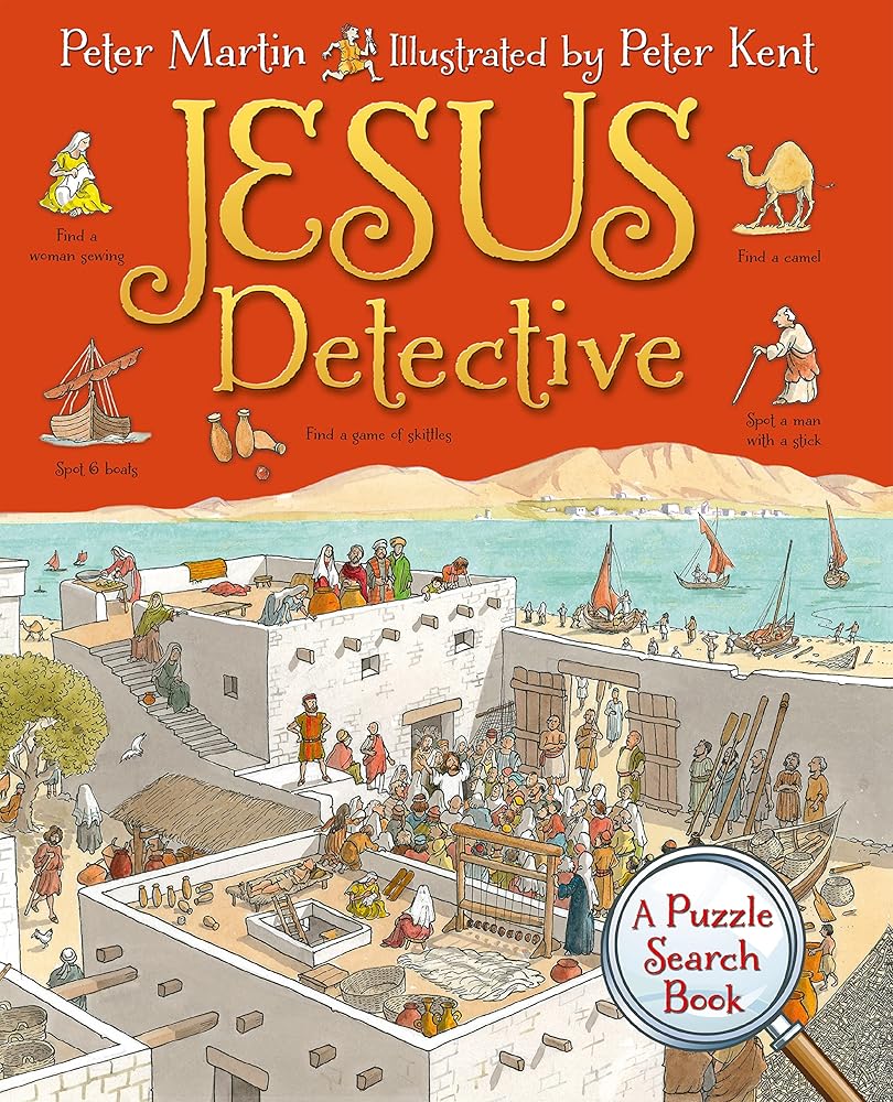 Jesus Detective: A Puzzle Search Book cover image