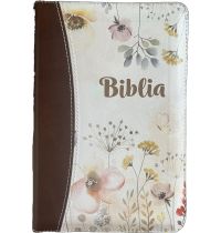 Biblia SBIR 056 ZTI Floral Maro