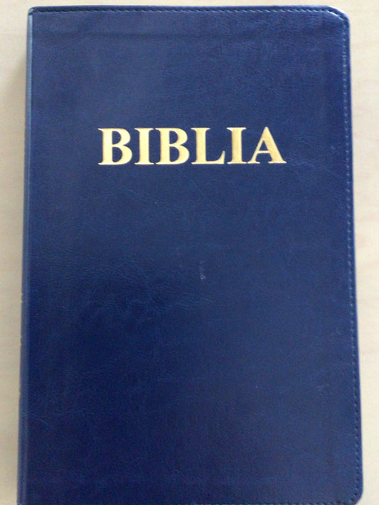 Biblia SBR 076 TI, CM G- albastra