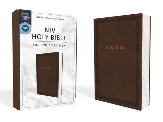 NIV Holy Bible Soft Touch Edition [Brown] cover image