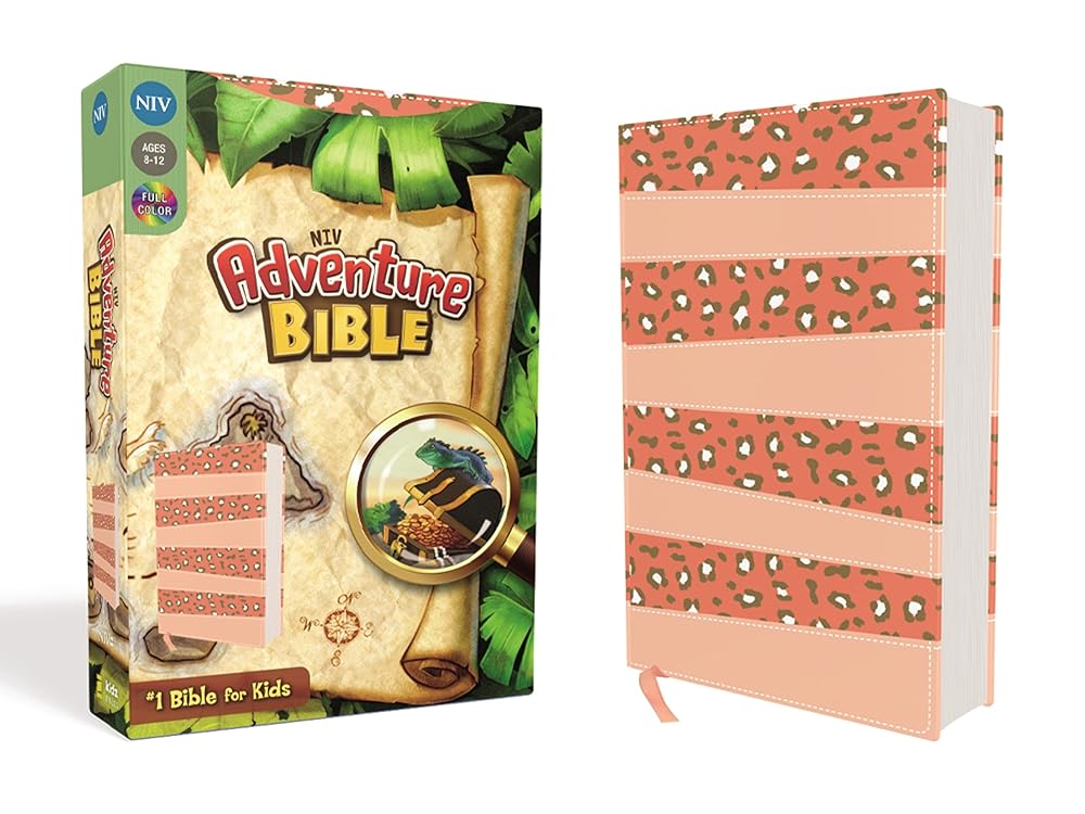 NIV, Adventure Bible, Leathersoft, Coral, Full Color cover image