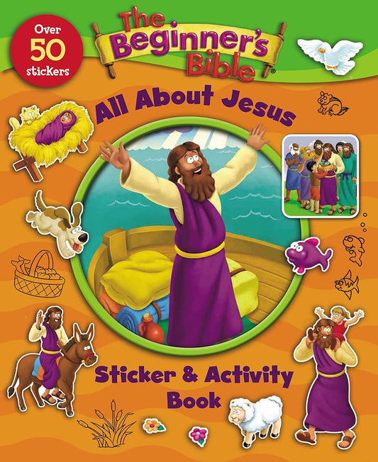 The Beginner's Bible All About Jesus Sticker and Activity Book cover image