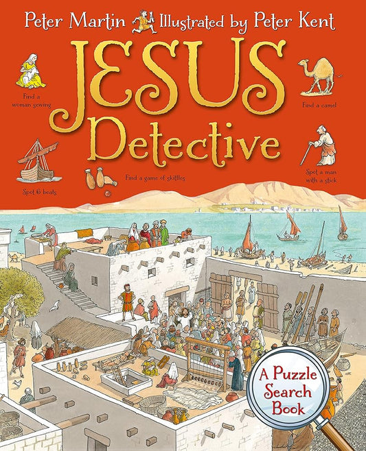 Jesus Detective: A Puzzle Search Book cover image