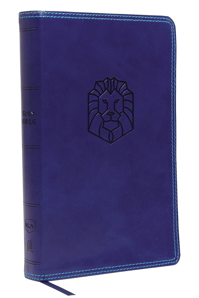 NKJV, Holy Bible for Kids, Leathersoft, Blue, Comfort Print: Holy Bible, New King James Version cover image