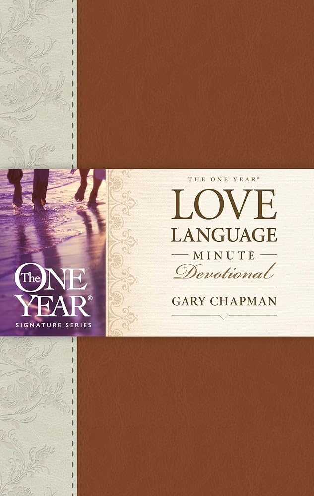 The One Year Love Language Minute Devotional: A 365-Day Daily Devotional for Christian Couples (One Year Signature Line) cover image