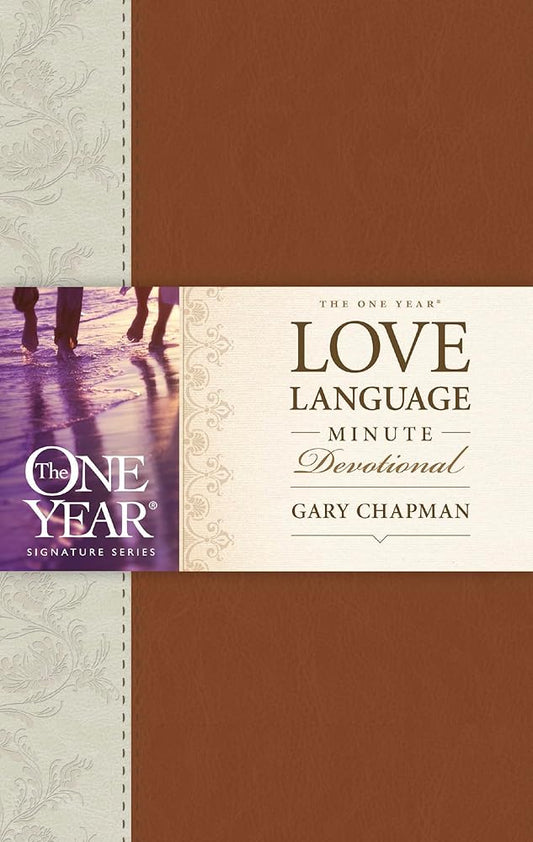 The One Year Love Language Minute Devotional: A 365-Day Daily Devotional for Christian Couples (One Year Signature Line) cover image
