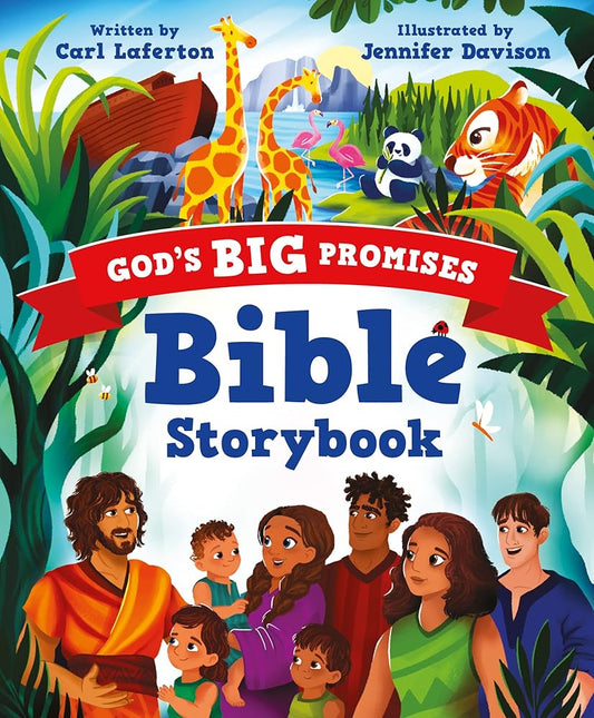 God’s Big Promises Bible Storybook (An Illustrated Children’s Picture Bible with 92 Full-Color Bible Stories for Toddlers & Kids Ages 2-6, Perfect gift for birthday, graduation. Stories about Jesus.) cover image