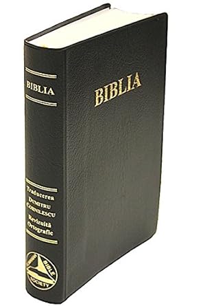 Romanian Bible ./ Biblia sau Sfanta Scriptura Cu Trimiteri / Cuvinte Domnului in rosu – Words of Christ in Red / Traducerea Dumitru Cornilescu revizuita ortografic cover image