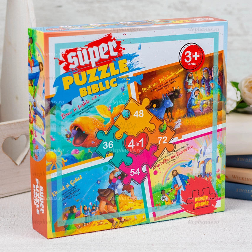 Super Puzzle Biblic 4 in 1