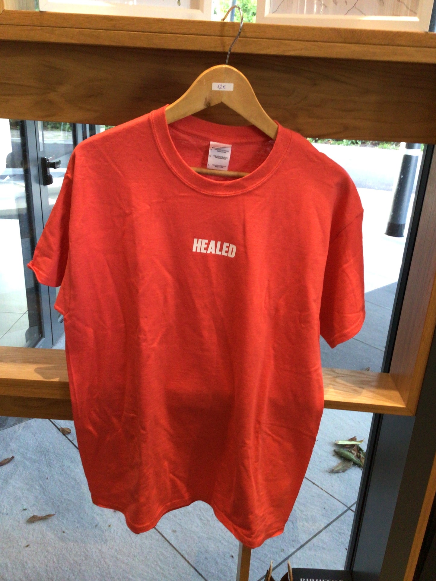 Red t-shirt “Healed”