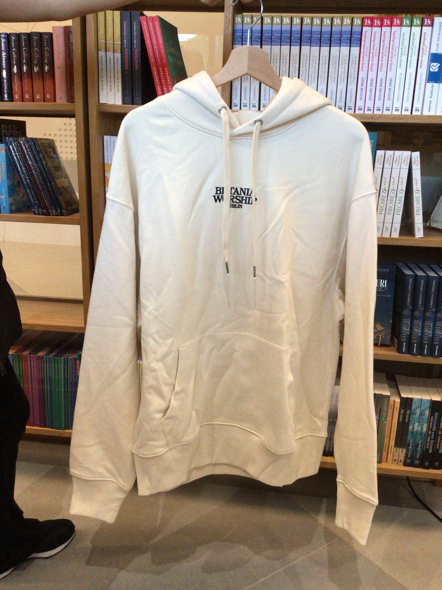 I am doing something new hoodie - beige