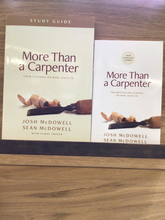 More Than a Carpenter; set of 2 books