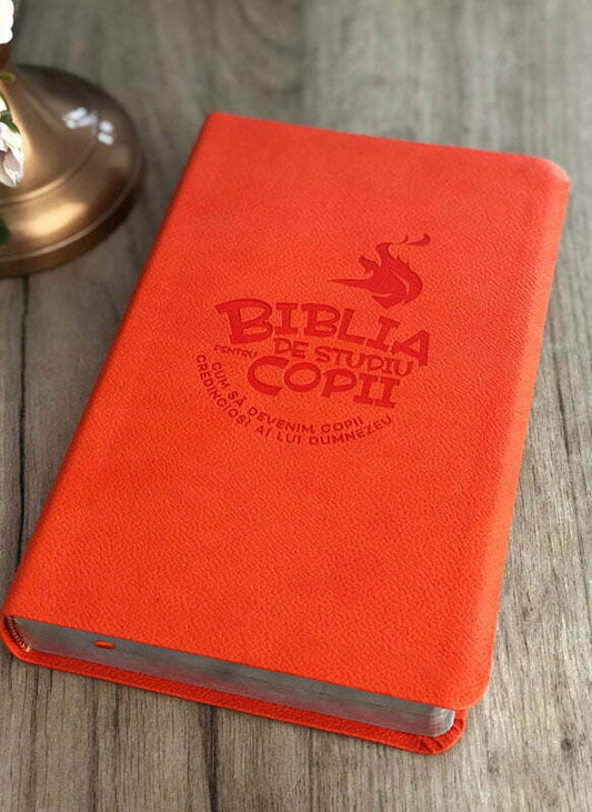 Biblia de studiu pentru copii – copertă piele